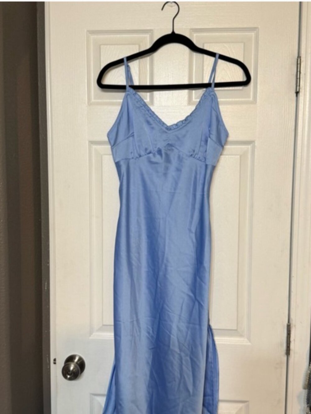 Japna Sky Blue Slip Dress size M - Picture 3 of 3